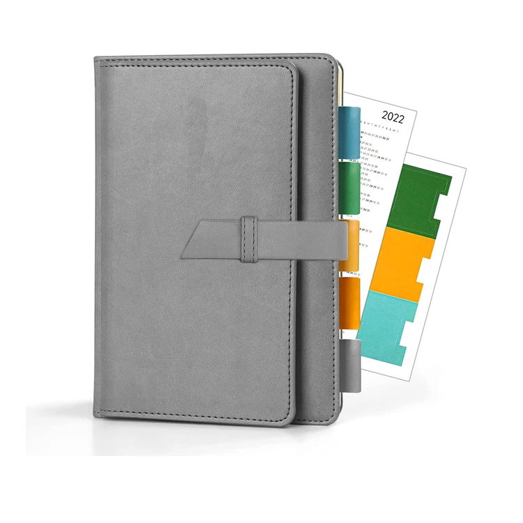 New arrival Customized Size PU leather Hardcover business Promotion diary with Pockets