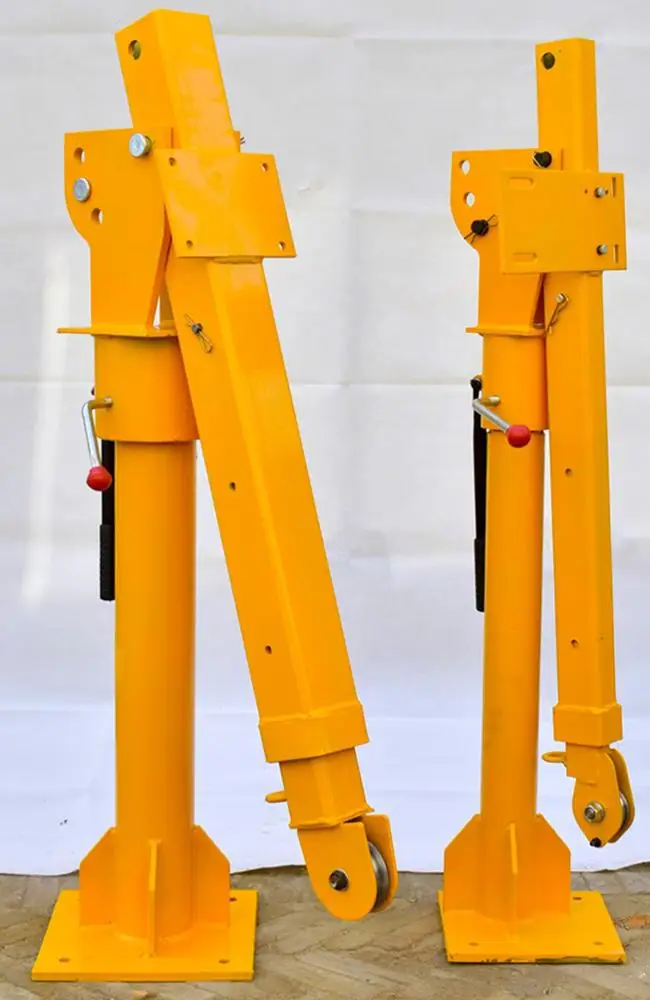 Light household small crane machine items heavy weight 1 ton telescopic adjustable wire electric hoist