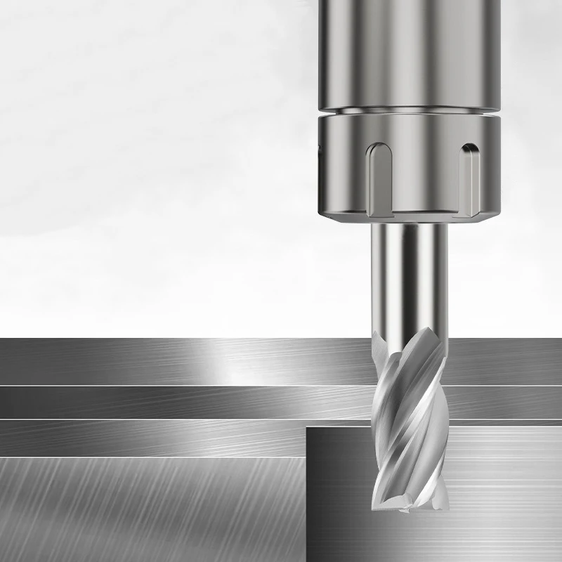 customizable Highly Accurate Carbide CNC Metal Cutter Milling Cutter 4 flute milling cutter for carbide cutting tools