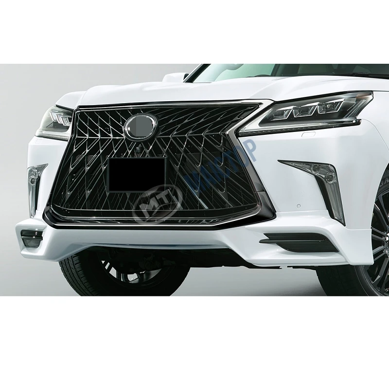 Maictop car accessories front bumper grill facelift bodykit for LX 570 lx570 2008-2015 upgrade to 2016 TRD body kit
