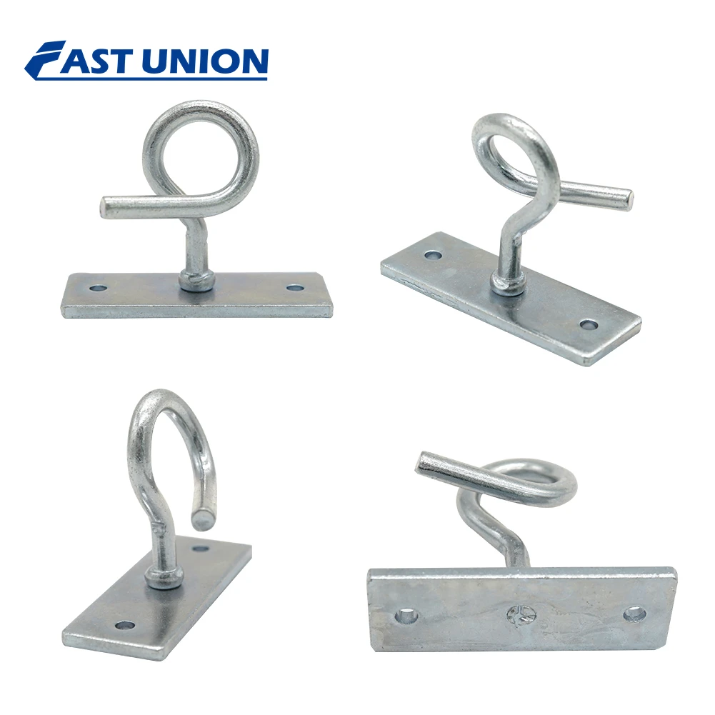 Best C Type Drop Cable Wire Clamp FTTH anchor clamp C Type Hook Bracket galvanized steel overhead line dead end strain clamp