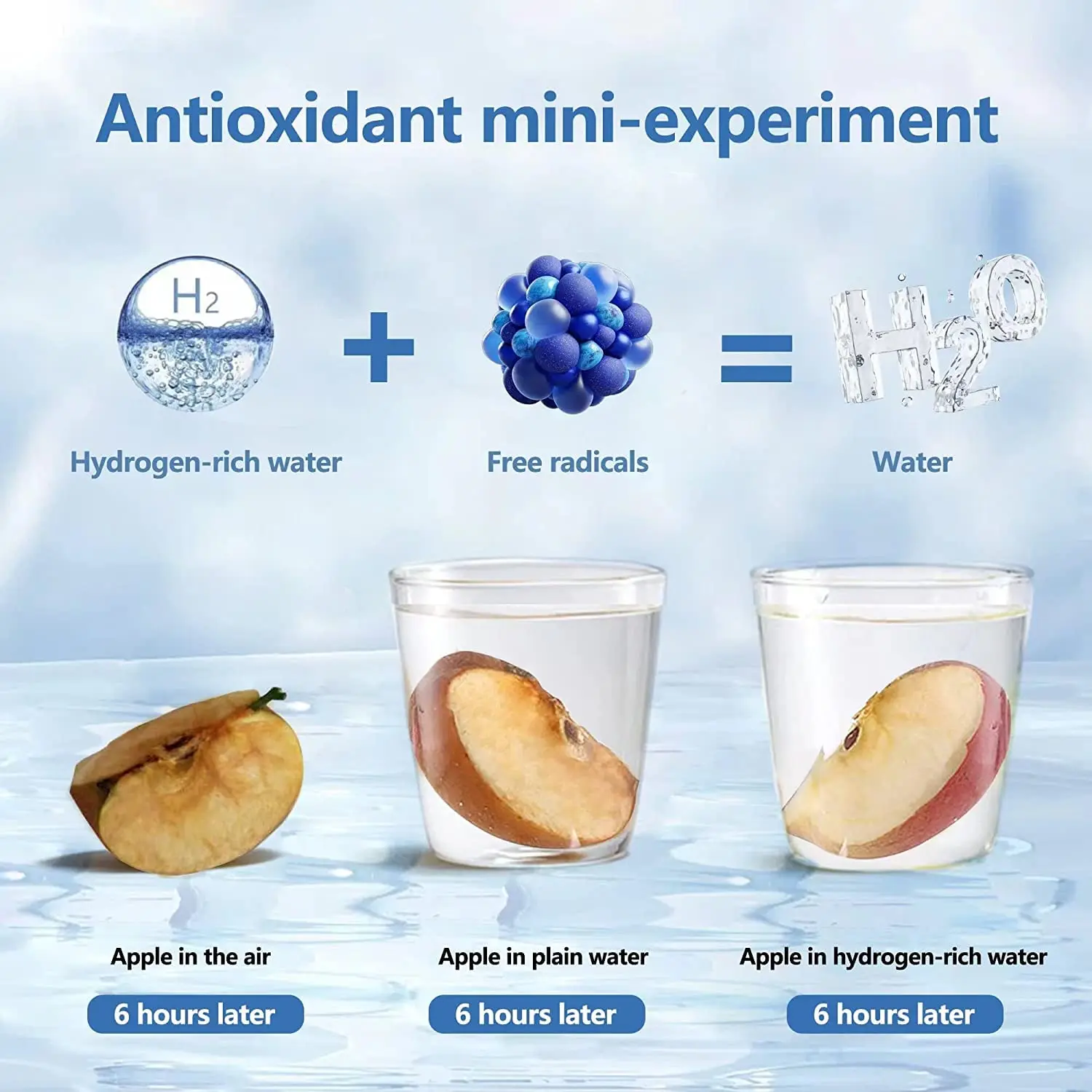 Portable Hydrogen Water Ionizer Hydrogen Water Generator Rechargeable Hydrogen Rich Water Glass Health Cup for Home Travel