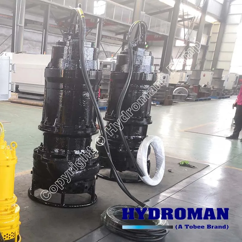 Hydroman Electric Submersible Sand Pump Mud Pumps for Handling Bentonite