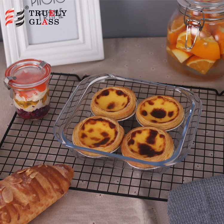 
1L kitchen oven use pyrex glassware cooking tray manufacture Tempered Bakeware 