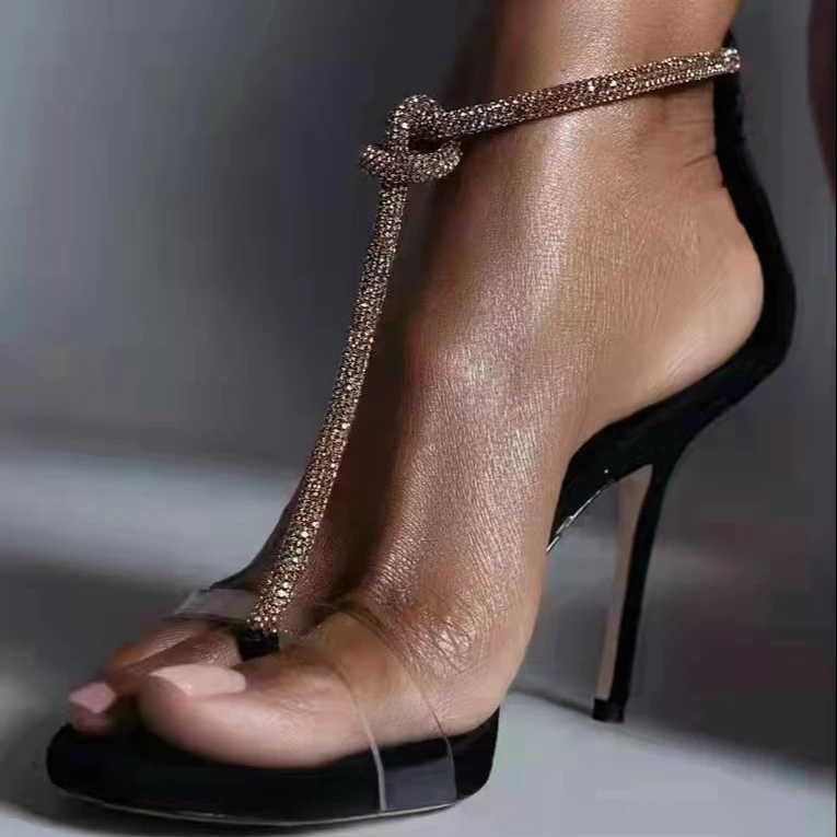 2022 Wholesale Custom Pretty Shoes Heels Women The Latest Style High Heel Hotsale And slide Slippers Sandals Sexy Women Shoes