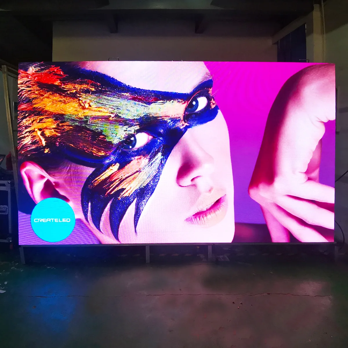 Indoor led screen display Full color P2P2.5P3P4 HD seamless electronic advertising screen conference full color screen
