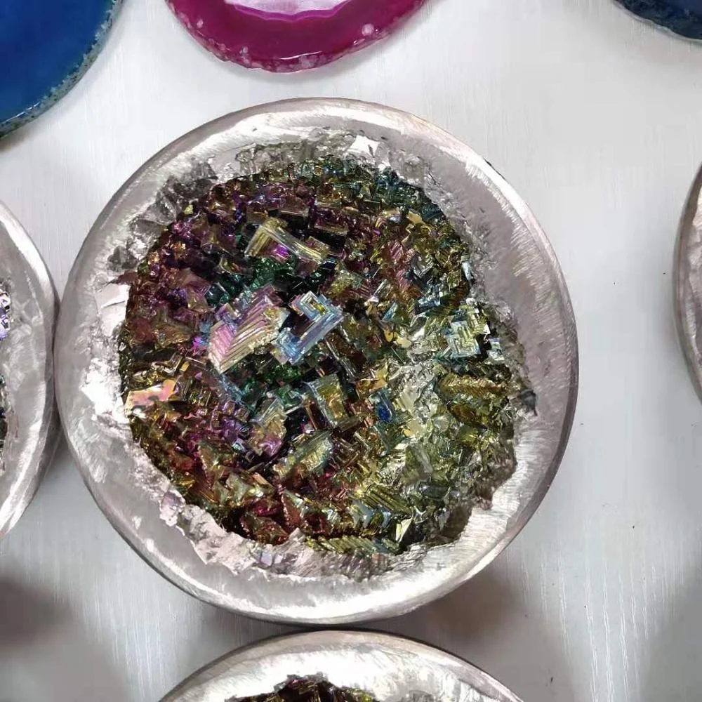 Wholesale Natural Metal Ore High Quality Bismuth Mineral Wealth bowl