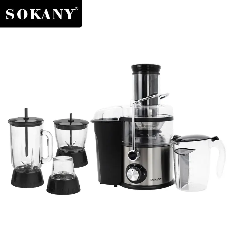 SOKANY Product SK-191 4 In 1 Electric Fresh Fruit Juice Juicer Extractor Machine And Orange Citrus Beauty Blender Bottle Cup