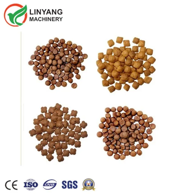 Animal Pet Dog Cat Feed Food Extrusion Making Machine Floating Fish Feed Pellet Equipment Production Line