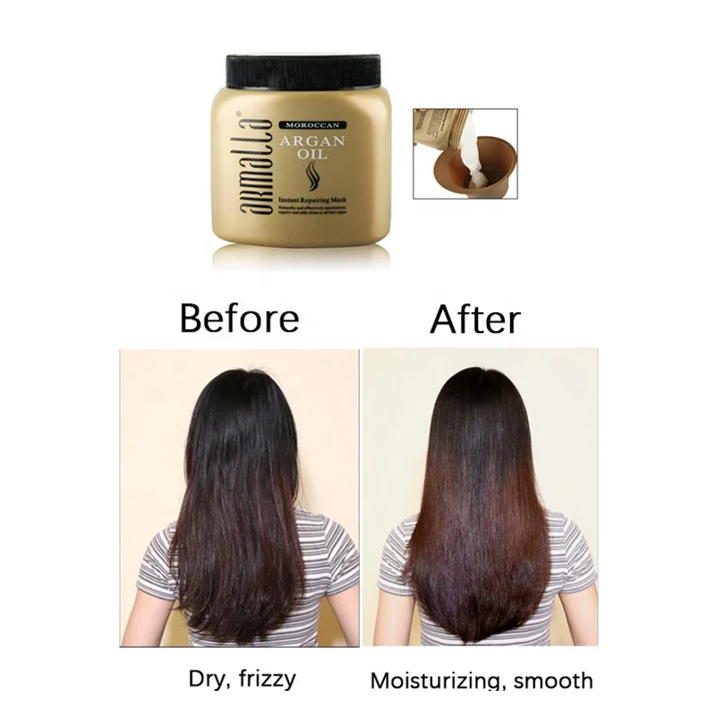 Vegan best 500ml repair hydrating magic korean natural custom argan oil nourishing organic private label treatment hair mask