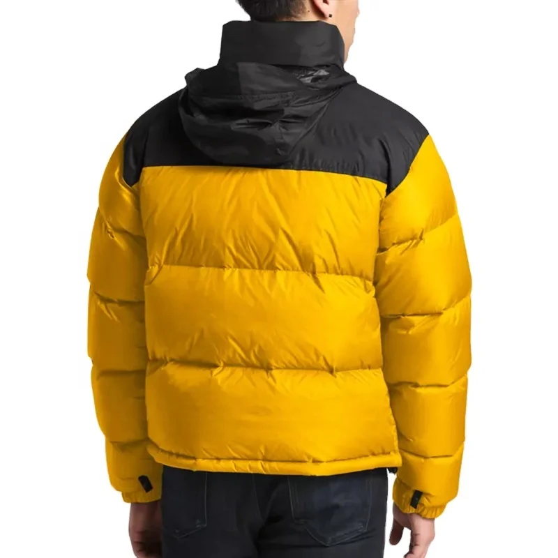 
Custom windbreaker plain blank blue bubble puffer down jacket windbreaker 