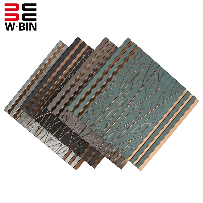 Indian Hot Sale PS Wall Panel Charcoal Panel Louvers Indoor Decoration PS Wall Cladding with Fast Shipping