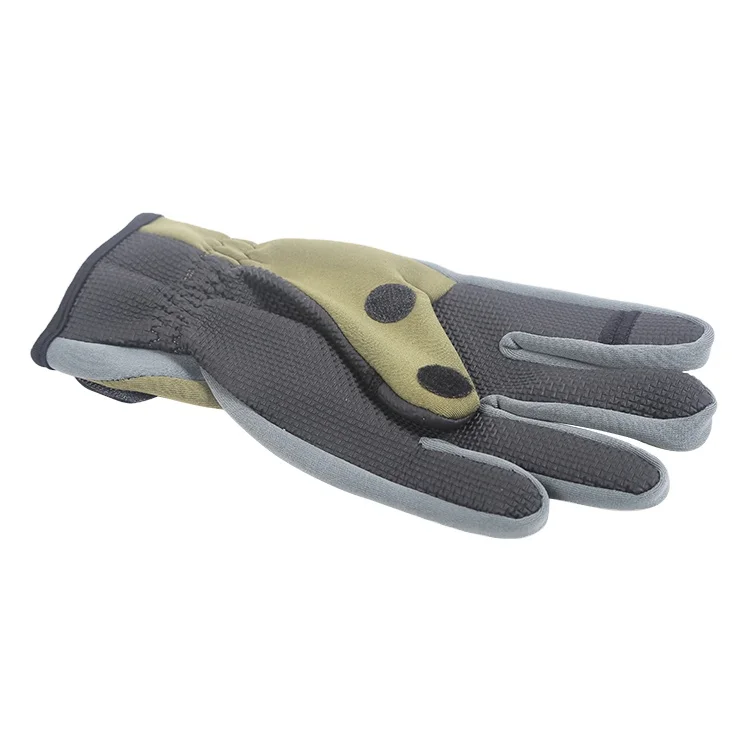  Custom Anti-slip Waterproof Cold Weather Outdoor Activities Gloves Mens Fishing For Winter Boating Kayaking