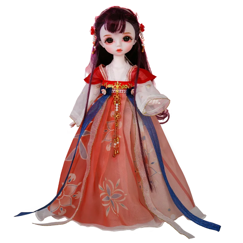 Doll BJD 30CM Nude 28 Ball Joints With Doll Clothes Painted BJD Doll 1/6
