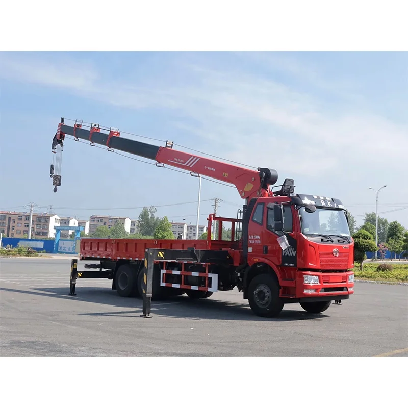 Последняя цена автокран FAW J6P J5P 6x4 12 тонн