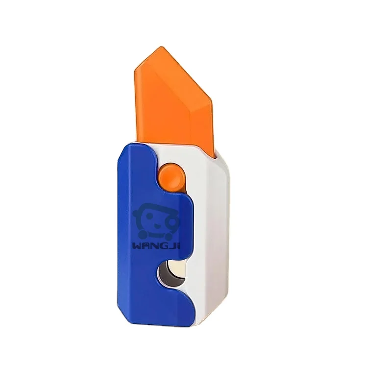 2023 new hot selling product Tiktok decompression toy 3D gravity knife jump toy small radish gravity toy