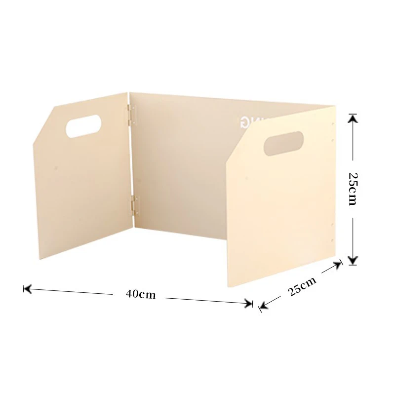 Portable Steel Outdoor Stove Windshield Lightweight Hollow Windscreen Camping Stove Windshield For Hiking