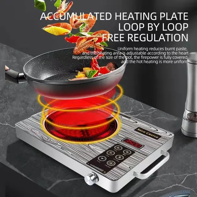 Wholesale 3500W Household Electric Stove Infrared Hot Plates Silver crest Electric Ceramic Stove Infrared Cooker