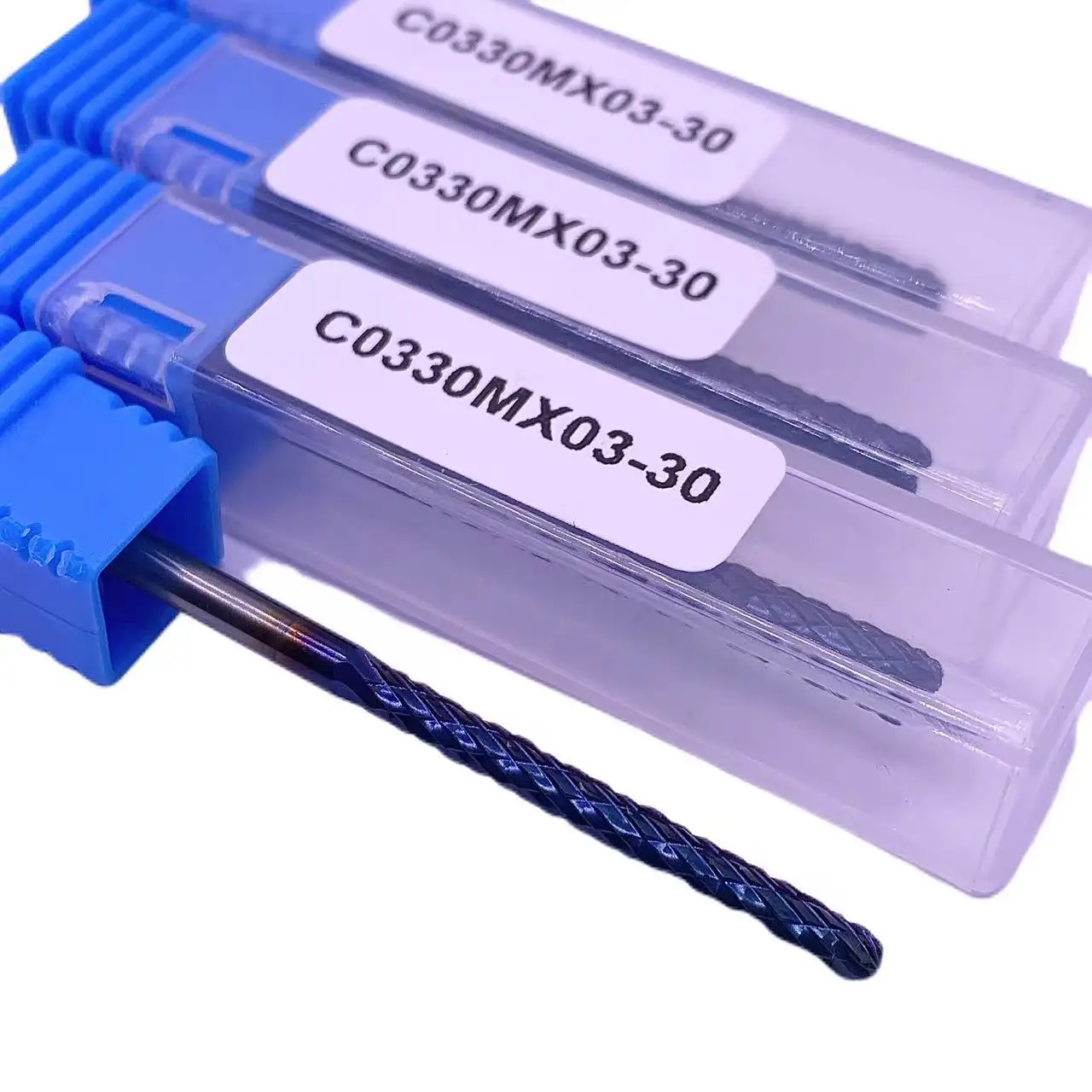 C0330M03-30 Round Shape Tungsten Carbide Rotary Burrs Drill Bit Grinding Deburring Machining Metal Wood  Polishing Milling Tools