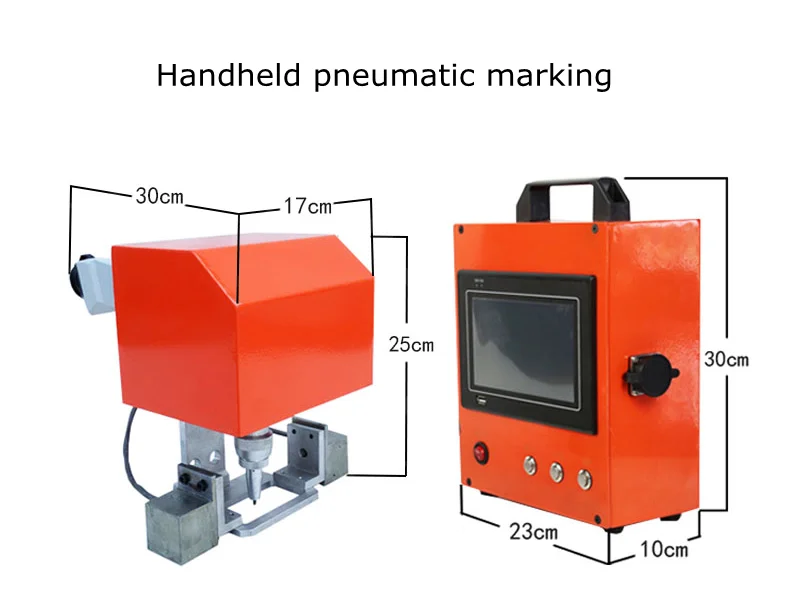 TYLASER Equipment offer Portable vin number marking machine handheld metal  dot peen marking machine