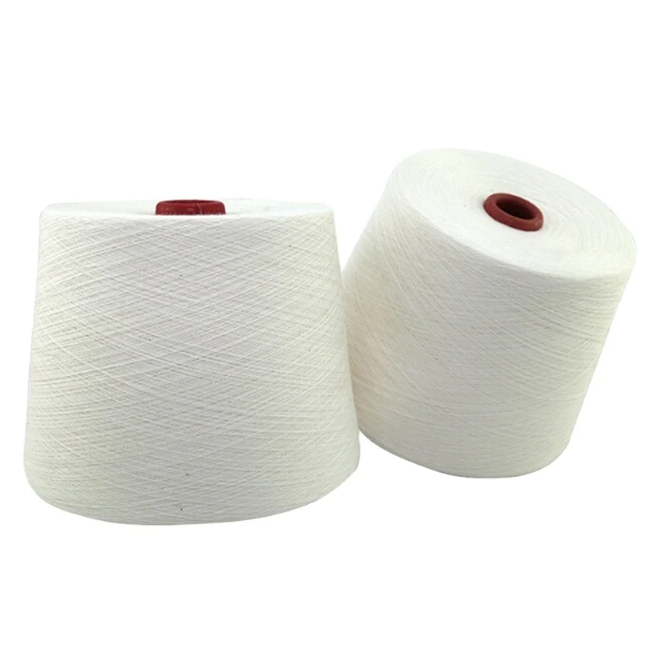 China factory 65/35 Yarn Woven Knitting NE 60/1 12S 16S 32/1 30/2 30/1 20/1 Combed blended Poly Polyester Cotton Yarn