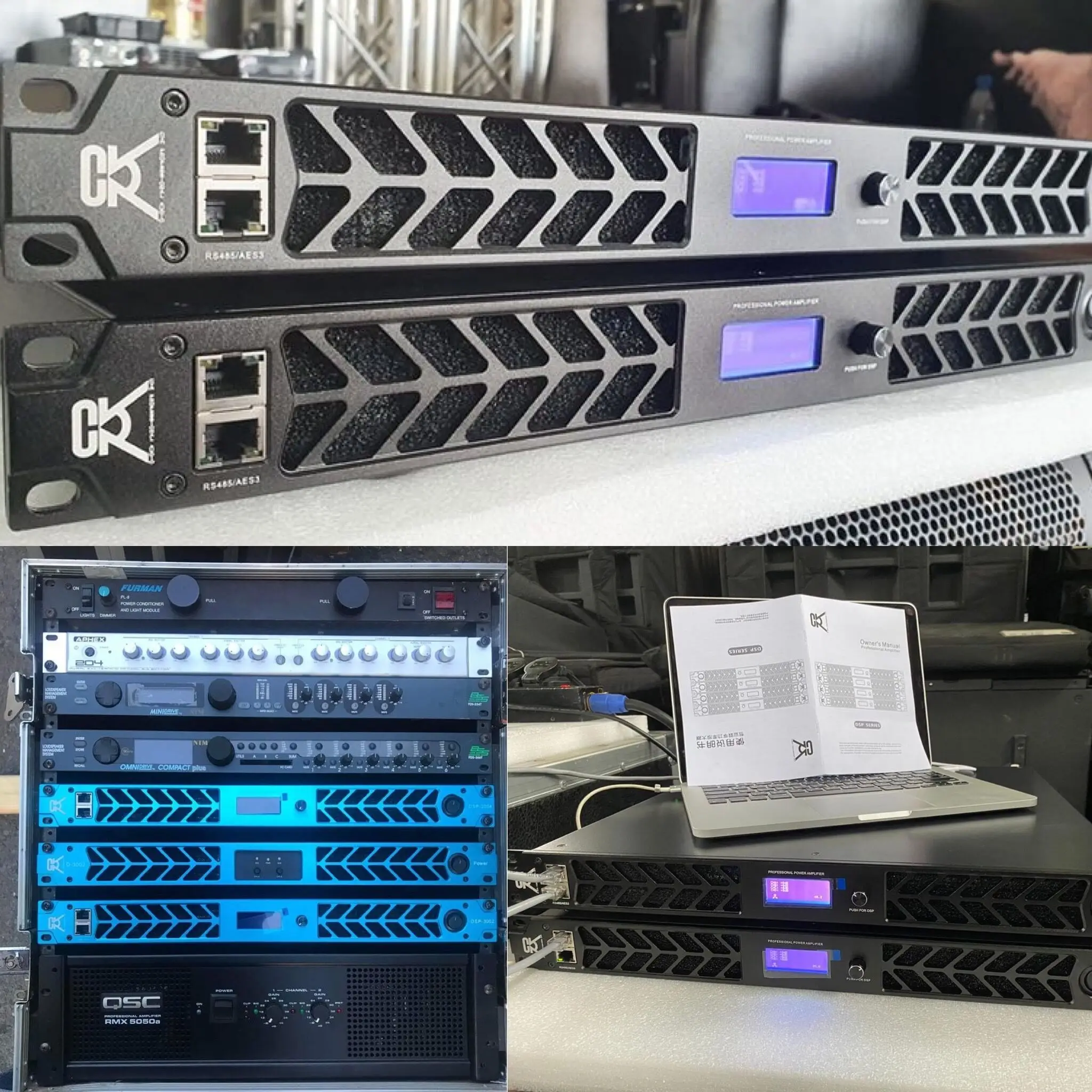 cvr pro audio 1u  power amplifier DSP-3302