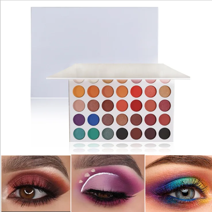 
Палетка теней для век OEM 35 цветов, белый цвет 