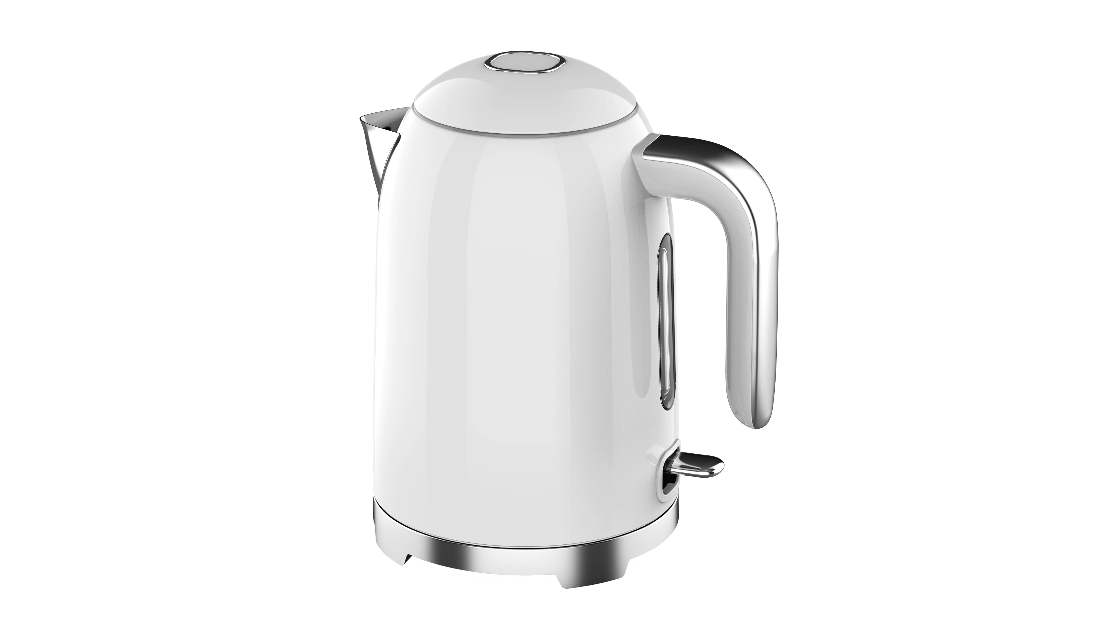 Factory Custom Portable water electric kettles  Home Appliances 1.7L Retro Stainless Steel Electric Kettles