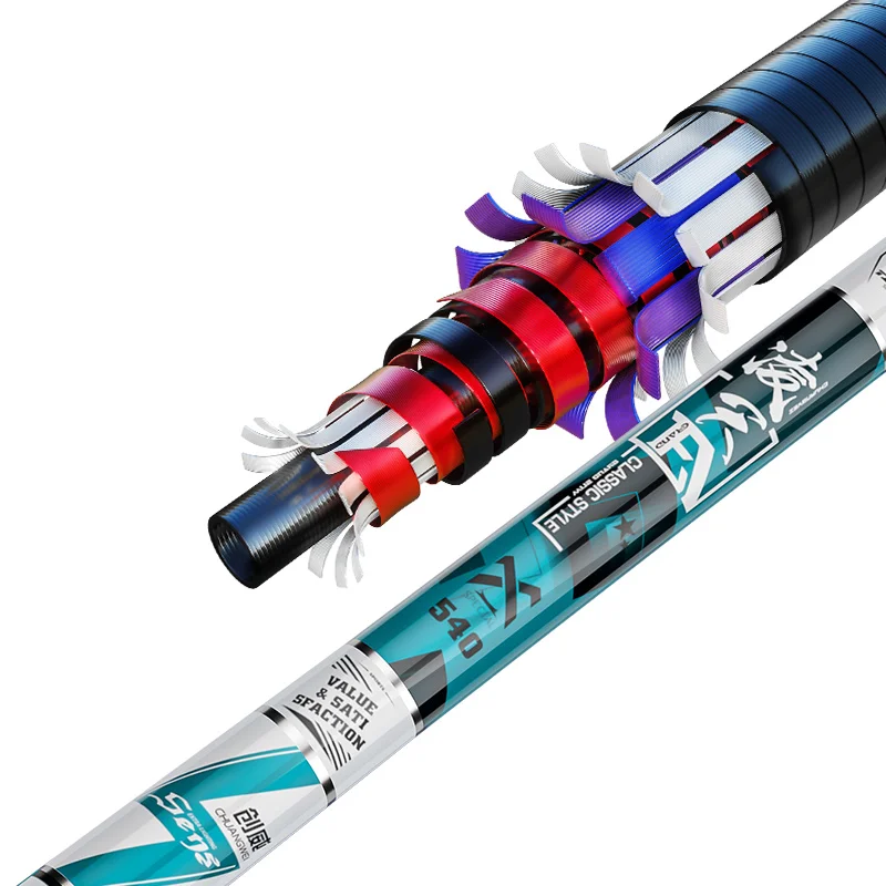 CWTLR010 Factory High Quality Super Hard Carbon  Fishing Rod Taiwan Fishing Rod Hand Rod