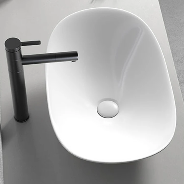 new arrival Italian art basin porcelain designer wash basin minimalist washroom sink