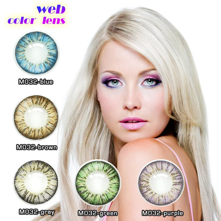 hazel green color contact lens in vial toric magic cheap eye contacts lens crazy