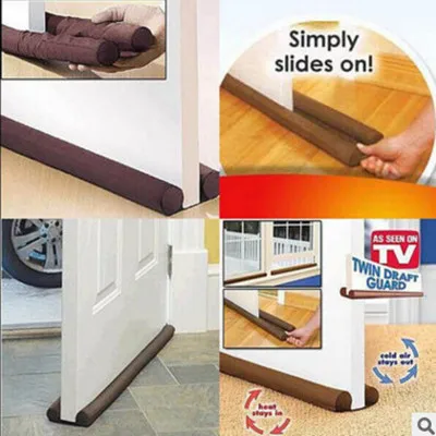 door dust stopper  Twin draft guard door draft stopper door stops