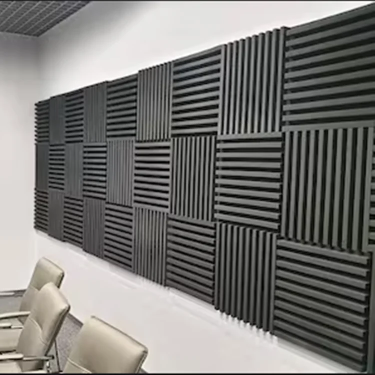 Cheap Wholesale Easy Installation Recycled Polyester Timber Batten Slat Cladding Acoustic Wall Panels for Gym