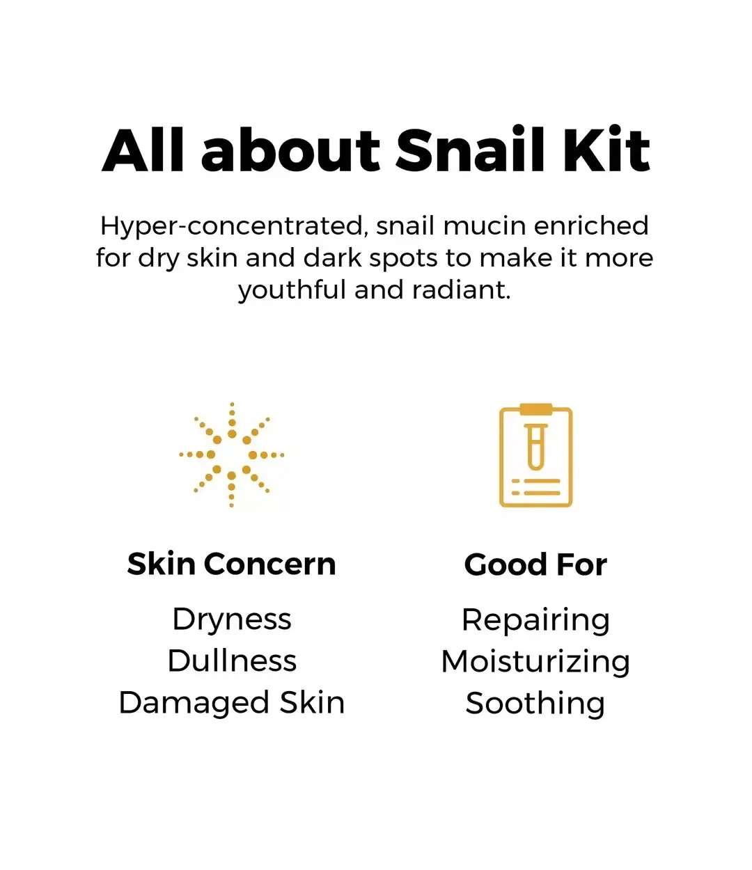Korean Skincare Advanced All About Snail Kit Face Care Moisturizing Repair Snail Mucin Beauty Organic Skin Care Serum
