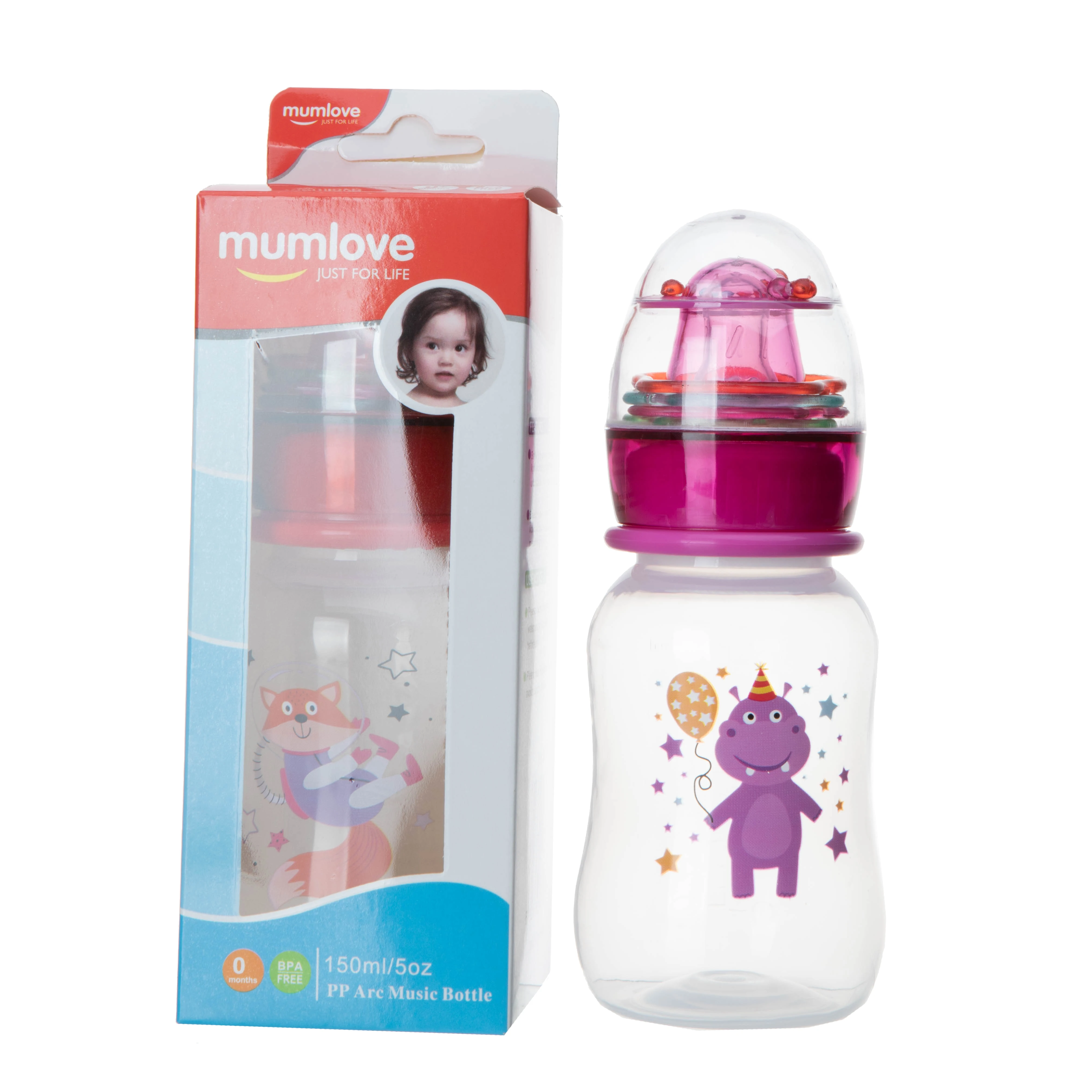 Mumlove Baby Powder Bottle Standard Caliber Newborn Anti-fall Baby Feeding Bottles