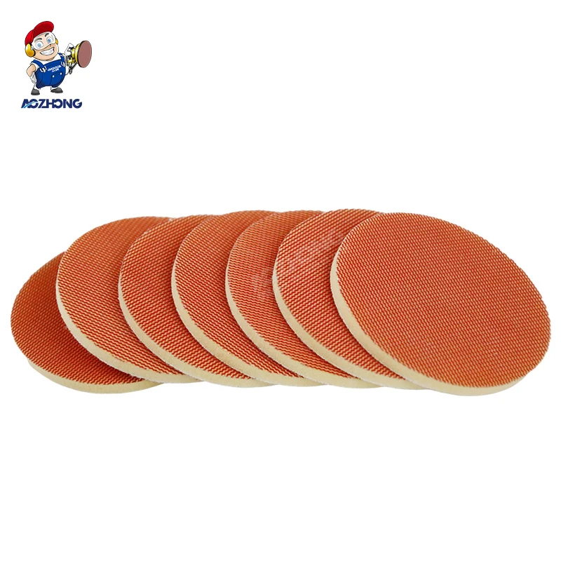 Fine Density Silicon Carbide Sand Sponge Aluminum Oxide Grinding Car Sand Pad Sanding Sponge Disc
