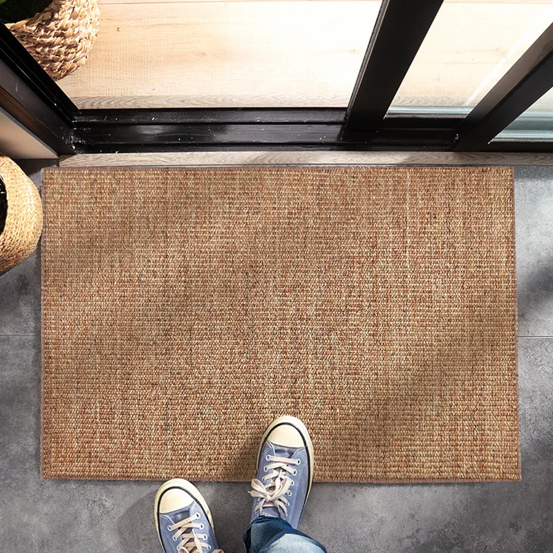 cheap quality modern full long gold Natural Jute woven stair Sisal Carpets And Rugs With Natural Latex Backing For Living Room