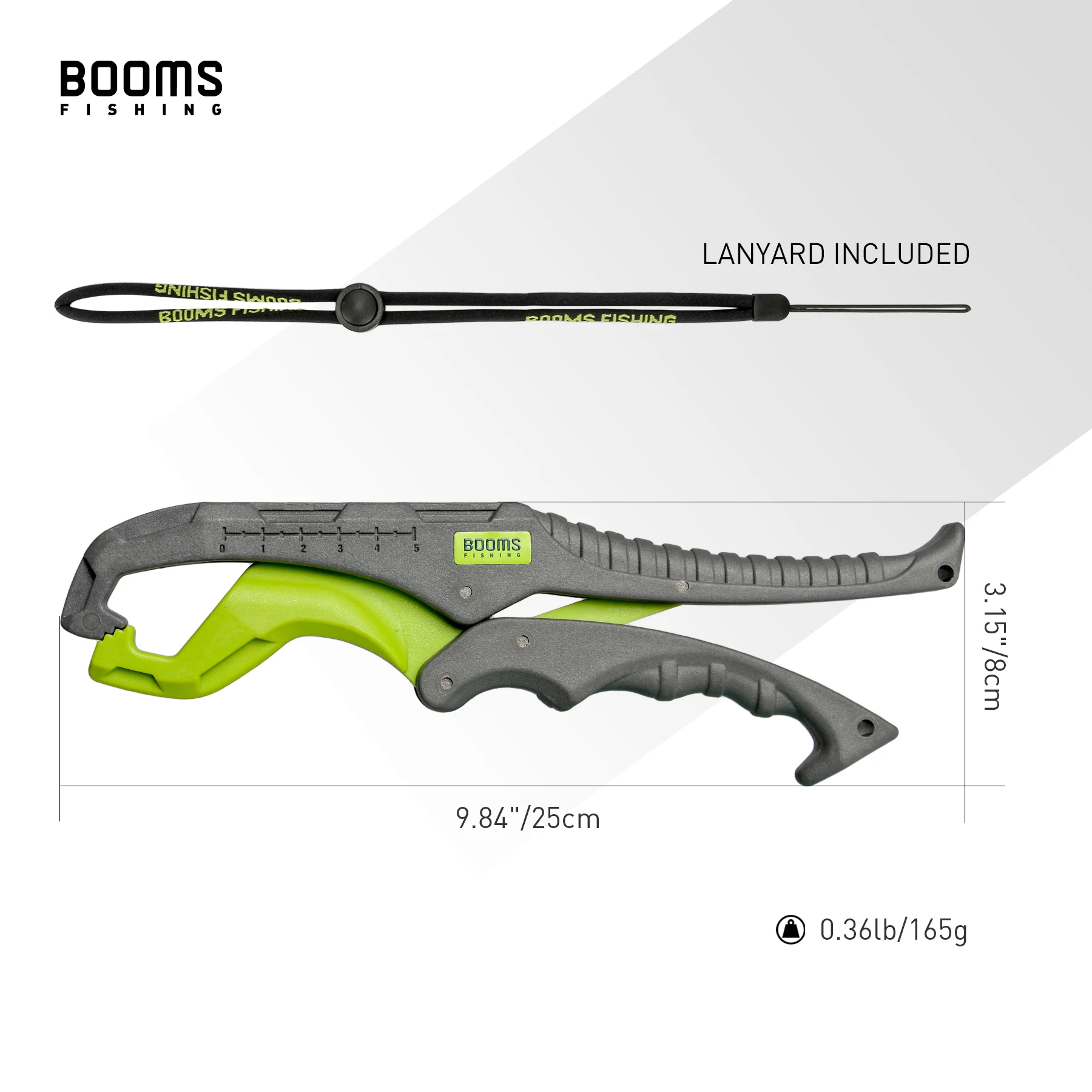 Booms Fishing G04 рыболовный захват из стекловолокна со шнурком антикоррозийный надежный держатель для