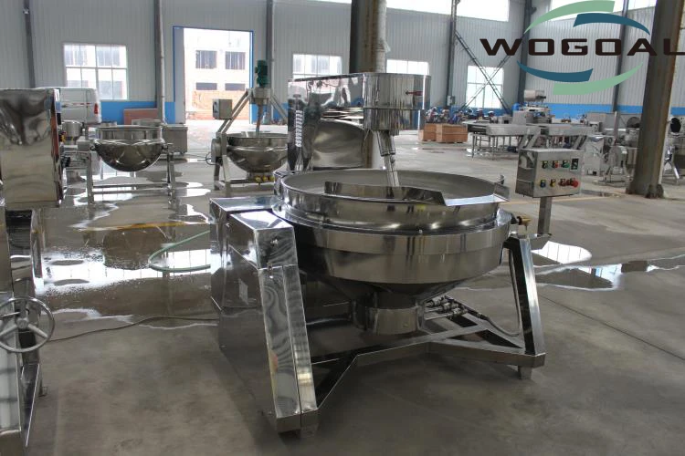 Automatic Pot Mixer jam sugar cooking melting jacketed kettle jam making machine