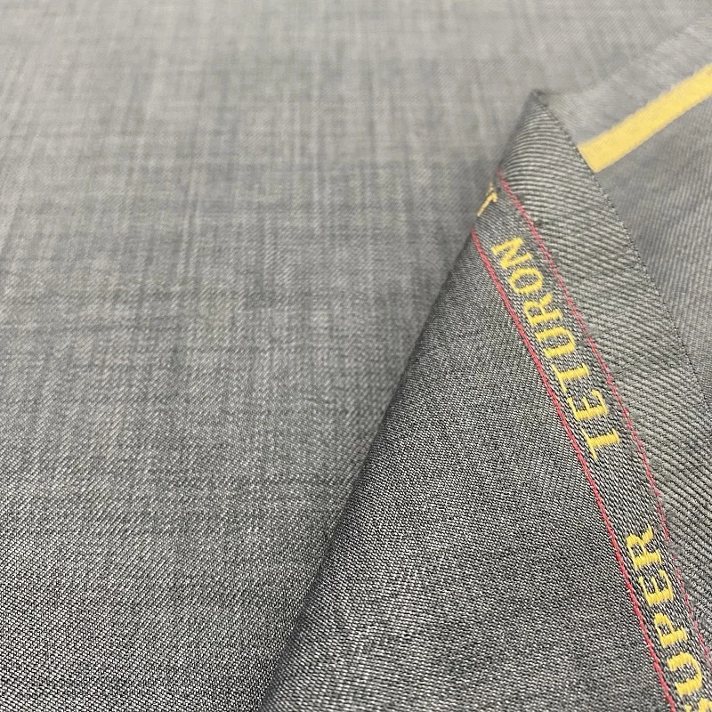 rayon viscose polyester fabric TR English edge twill blended plaid suiting fabric