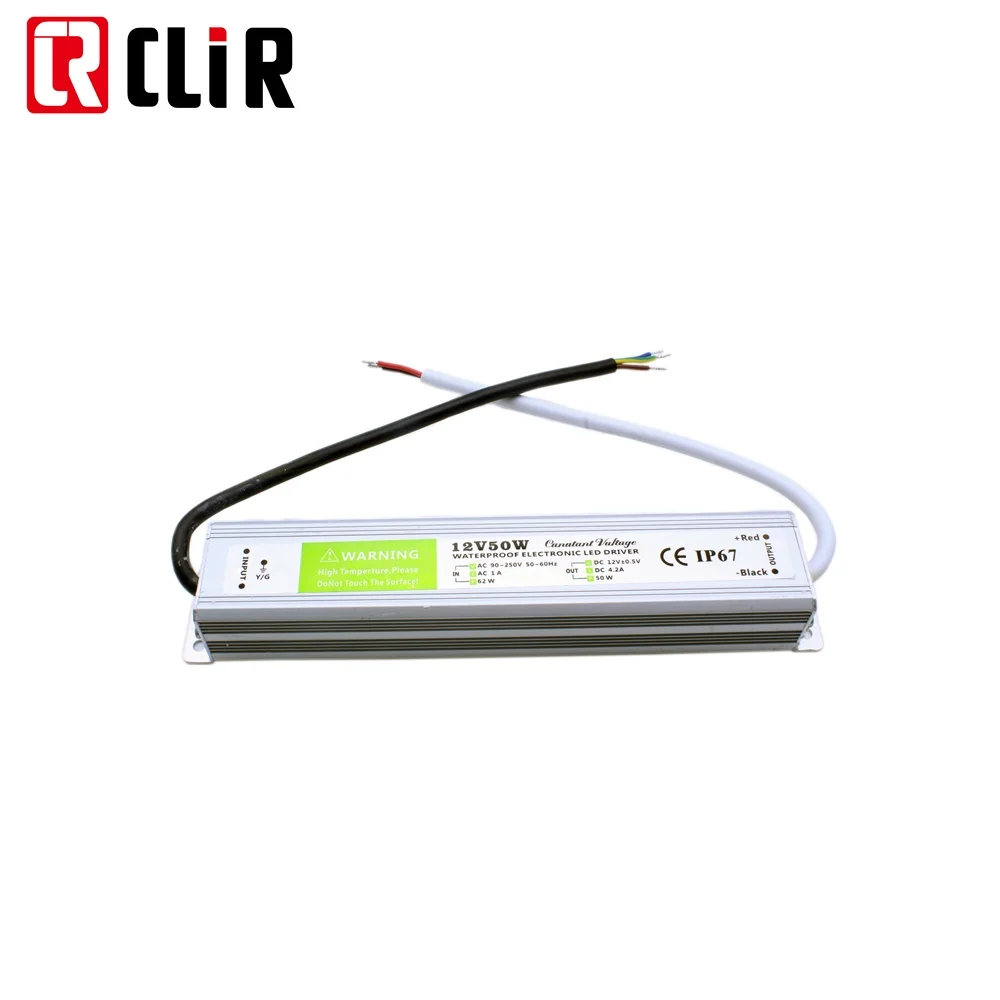 90V-130V AC to 12V DC 300 Watts Waterproof IP67 Power Supply Transformer Adapter LED transformer Driver for LED Outdoor Light
