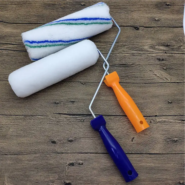 Top Selling Products 2024 High Quality Custom Wall Repair 4 Inch Roller Tools Paint Brushes With Blue Plastic Handle Brush