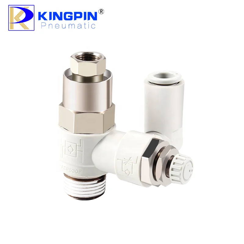 Pilot check valve speed regulating valve ASP330F-01-06S ASP330F-01-08S ASP430F-02-06S Pneumatics and Fluid Control Accessories