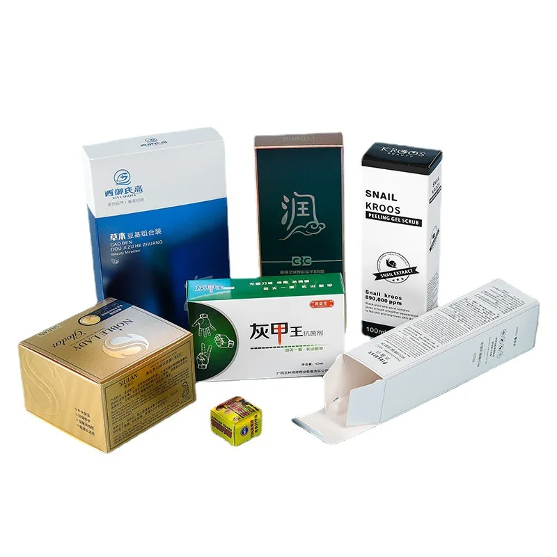 custom logo printed medical tablet capsules pill paper box packaging medicine Carton Box Packaging Paper Medicine paper Box