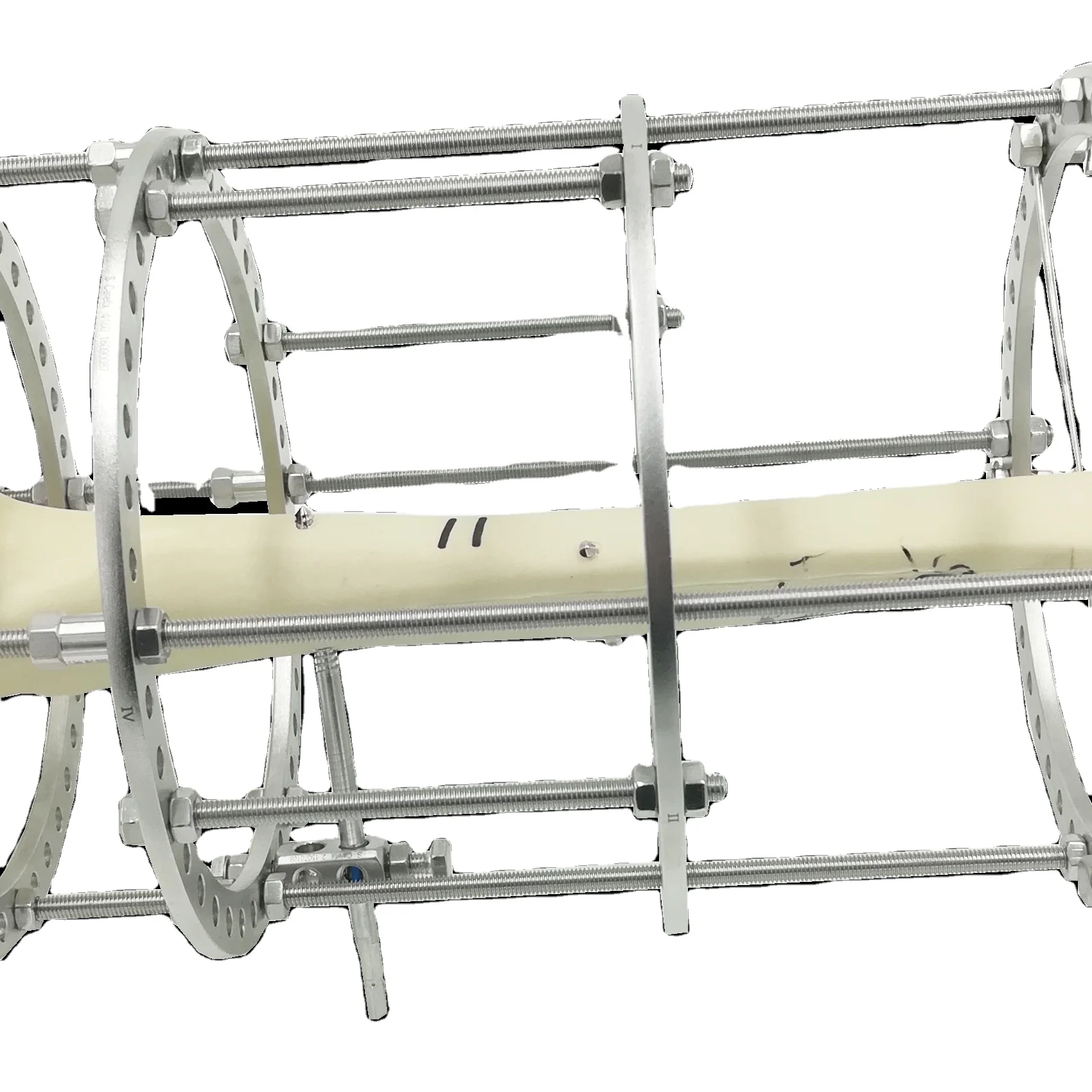 
Backbone tricyclic configuration ilizarov surgical instruments external fixator for fracture 