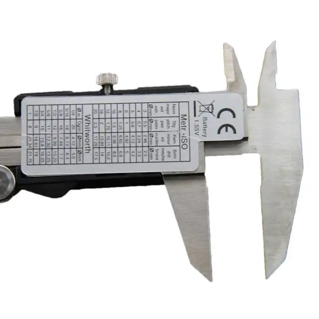 Stainless Steel Digital Display Caliper 150mm Fraction / MM / Inch High Precision Stainless Steel LCD Vernier Caliper