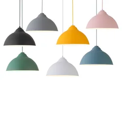 Hotel Chandeliers Pendant Lights Style Colorful Macaron Metal Modern Living Room Contemporary Lighting and Circuitry Design Iron