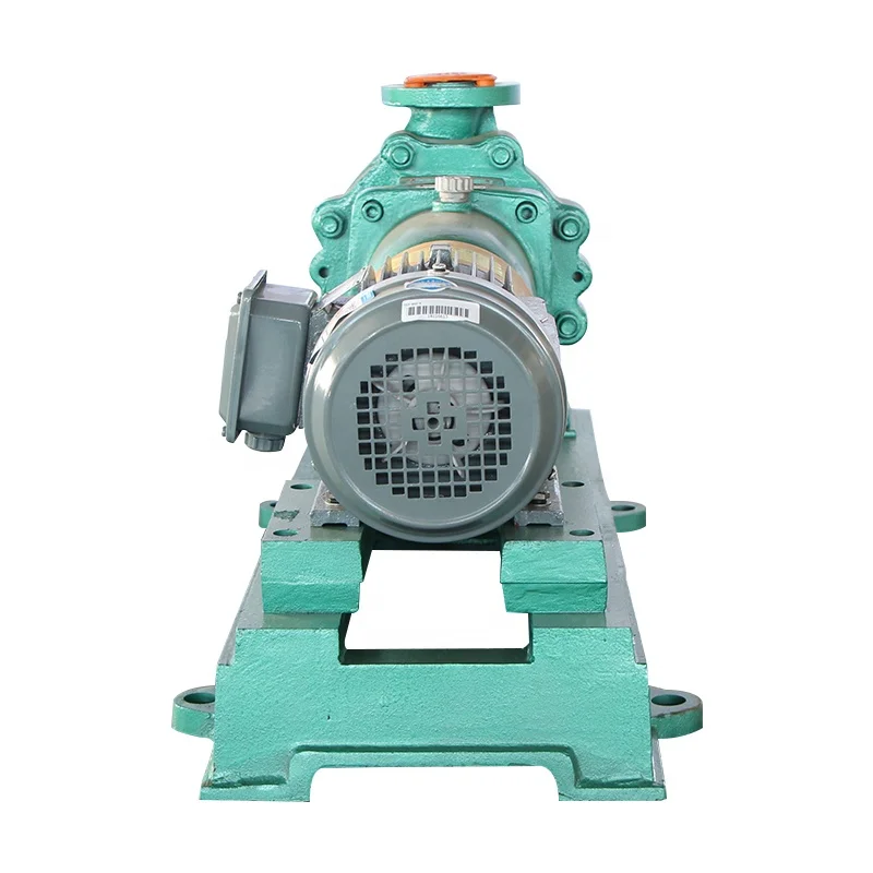 Phenol Solution Resistant Centrifugal PVDF Plastic Alloy Lined Chemical Pump