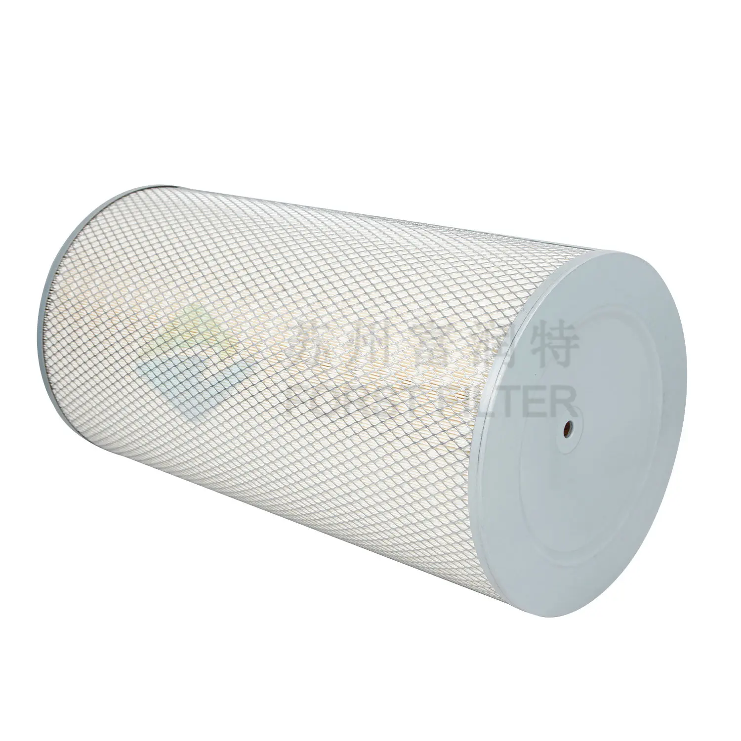 Blue Hepa  Air Filter cartridge paper 0.5 Micron Cylindrical Industrial Cellulose Nano Flame retardant Bonded Fabric