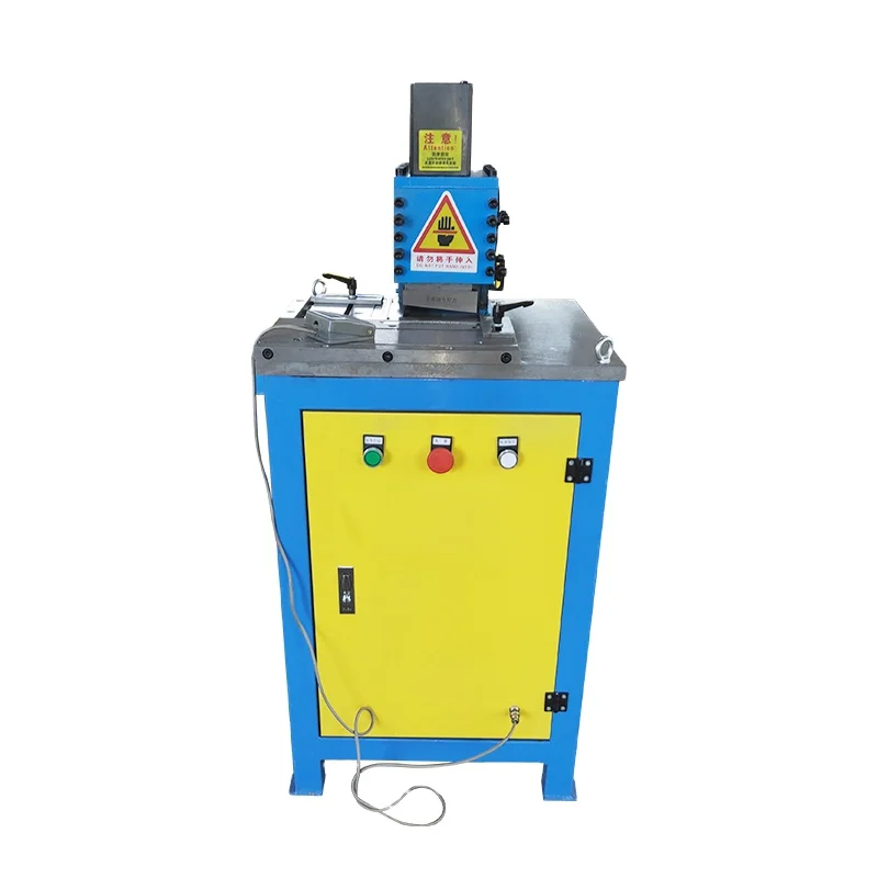 QD 1.2x80 Metal Sheet Pneumatic Notching Machine 90 degree Sheet Metal Angle Cutting Machine
